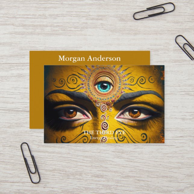 Tarjeta De Visita Energie Heiler Reiki espiritual (Anverso/Reverso In Situ)