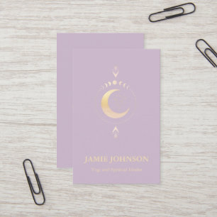 Tarjeta De Visita Energie Heiler Reiki Moon Fase Yoga