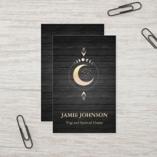 Tarjeta De Visita Energie Heiler Reiki Moon Fase Yoga