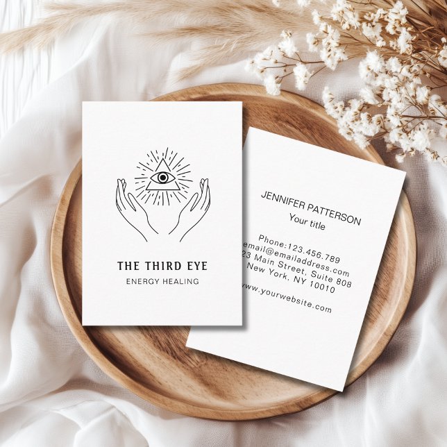 Tarjeta De Visita Energie Heiler Reiki Spirituell (Energy Heiler Reiki Spirituell Business Card)