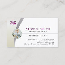 Enfermera con logotipo y foto de RN