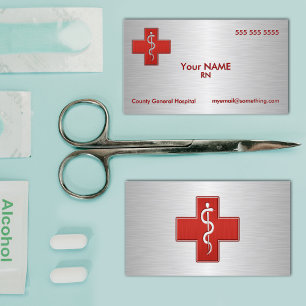 Tarjeta De Visita Enfermera Deluxe