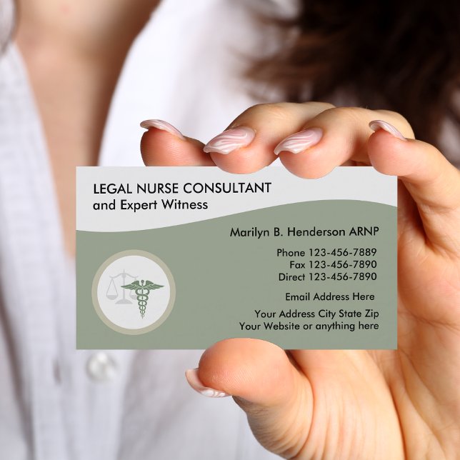 Tarjeta De Visita Enfermera legal (Subido por el creador)