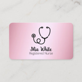 Tarjeta De Visita Enfermera Profesional RN