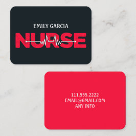 Tarjeta De Visita Enfermería del cuidador