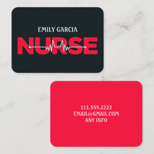 Tarjeta De Visita Enfermería del cuidador