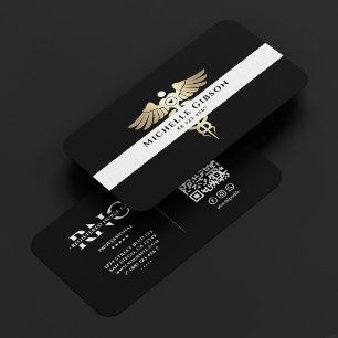 Tarjeta De Visita Enfermero Médico de Rescate de Primera Respuesta E