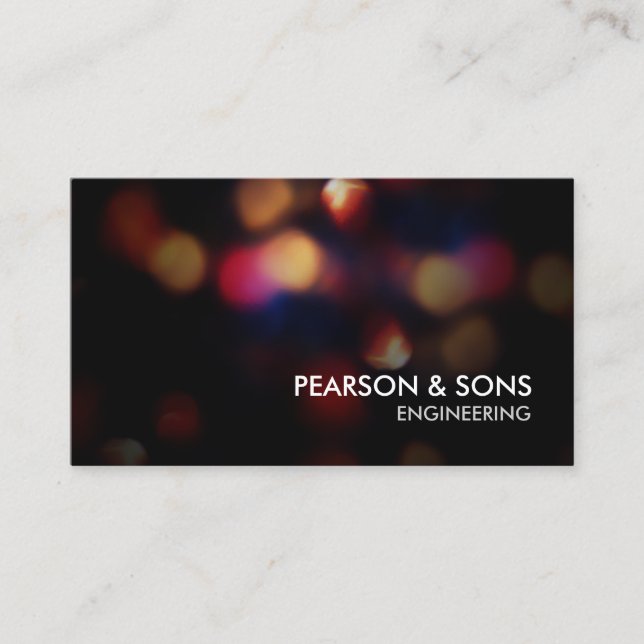 Tarjeta De Visita Engineer Engineering Technical (Anverso)