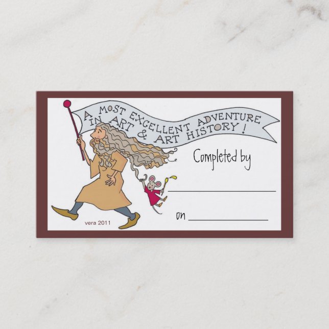 Tarjeta De Visita ¡Enhorabuena! (Anverso)