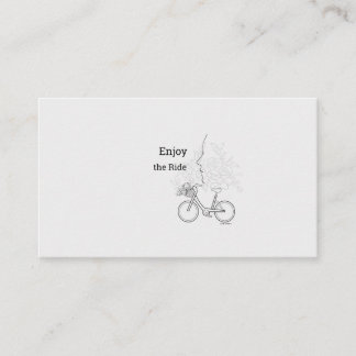 Tarjeta De Visita  Enjoy the Ride: Minimalist DAILYMIEN BusinessCard