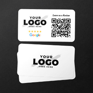 Tarjeta De Visita Enlace de reseña comercial de código QR de reseñas