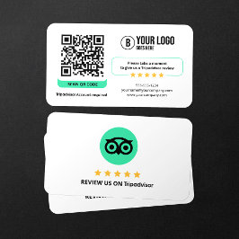 Tarjeta De Visita Enlace de revisión de negocios Reseñas de Tripadvi