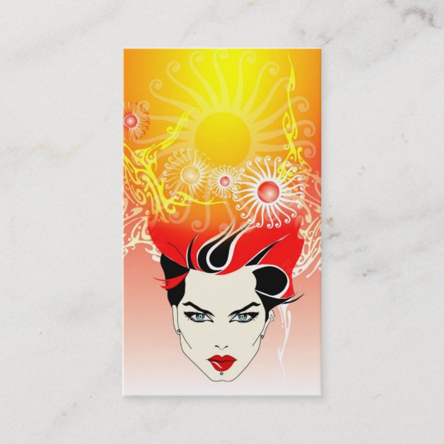 Tarjeta de visita enrrollada (Anverso)