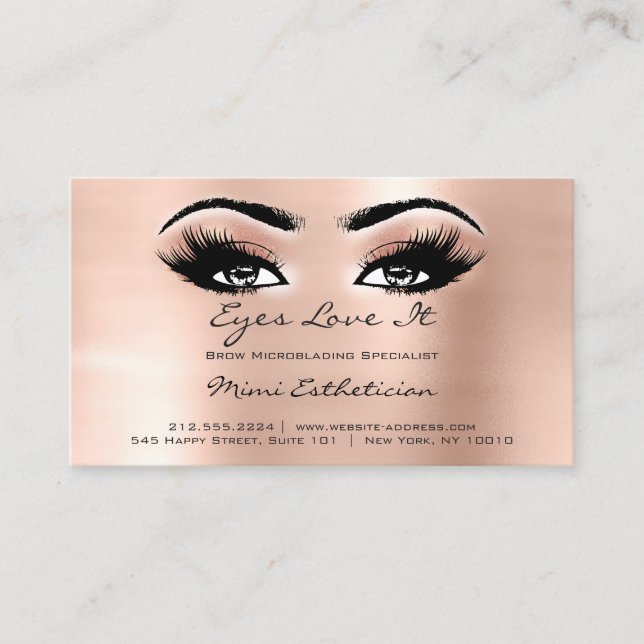 Tarjeta De Visita Enseñanza de cuidado posterior Lantea Rosa de exte (Anverso)