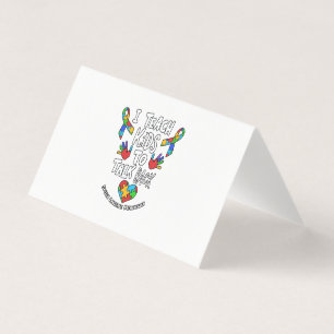 Tarjeta De Visita Enseño A Los Niños A Hablar De La Terapia Del Le