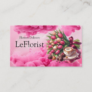 Tarjeta De Visita Entrega de Flores