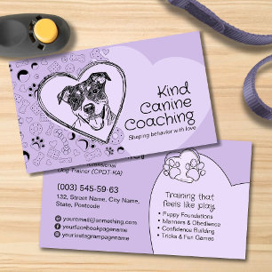 Tarjeta De Visita Entrenador caprichoso y caprichoso