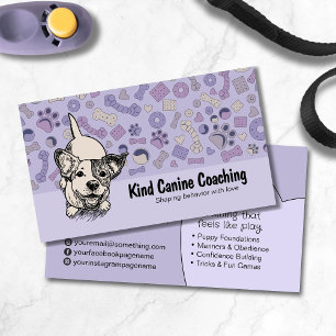Tarjeta De Visita Entrenador caprichoso y caprichoso