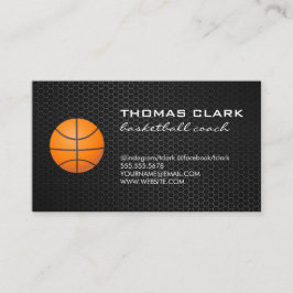 Tarjeta De Visita Entrenador de baloncesto