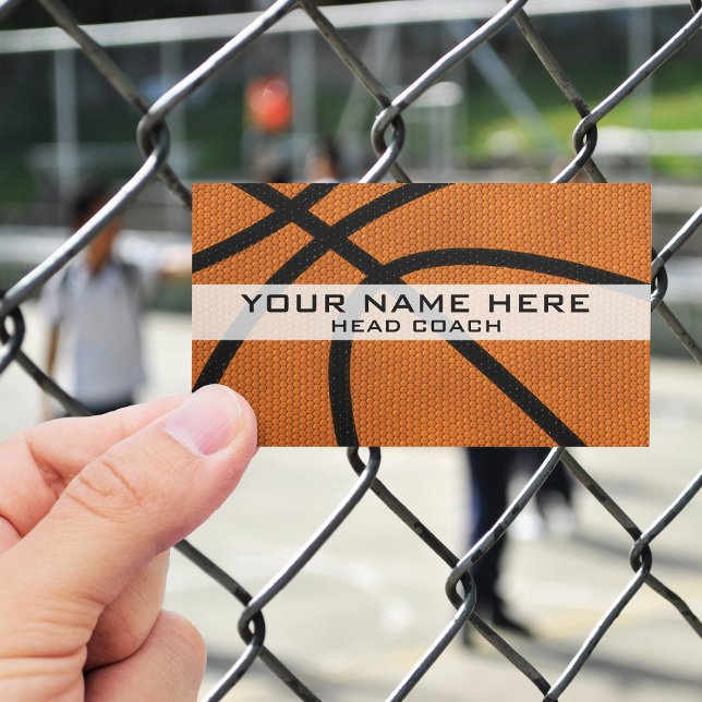 Tarjeta De Visita Entrenador de baloncesto (Subido por el creador)