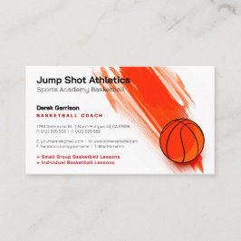 Tarjeta De Visita entrenador de baloncesto | Entrenador deportivo