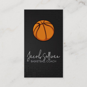 Tarjeta De Visita Entrenador de Baloncesto Explorador Deportivo