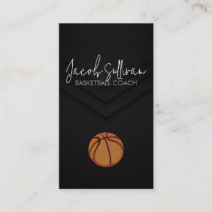 Tarjeta De Visita Entrenador de Baloncesto Explorador Deportivo