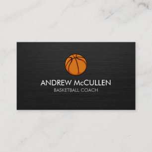 Tarjeta De Visita Entrenador de Baloncesto Scout Deportes Profesiona