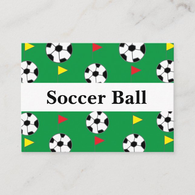 Tarjeta De Visita Entrenador de bolas de fútbol (Anverso)
