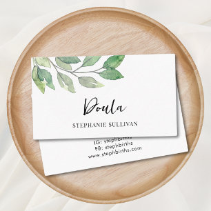Tarjeta De Visita Entrenador de Doula Birth
