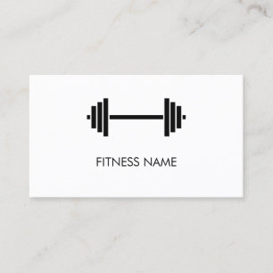 Tarjeta De Visita Entrenador de fitness personal profesional
