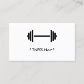 Tarjeta De Visita Entrenador de fitness personal profesional