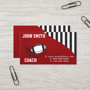 Tarjeta De Visita Entrenador de fútbol