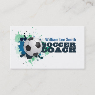 Tarjeta De Visita Entrenador de fútbol