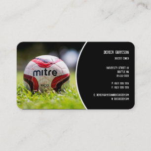 Tarjeta De Visita Entrenador de fútbol   Regalos deportivos