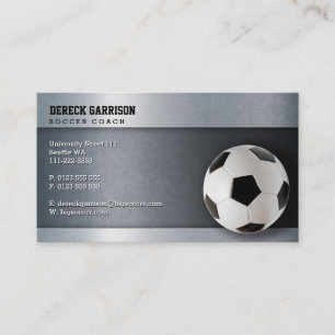 Tarjeta De Visita Entrenador de fútbol   Regalos deportivos moderno