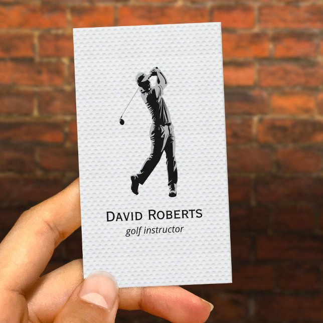 Tarjeta De Visita Entrenador de golf profesional (Subido por el creador)