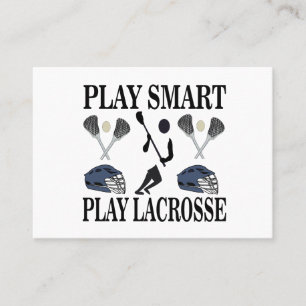 Tarjeta De Visita Entrenador de Lacrosse Deportes
