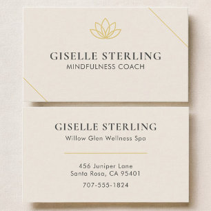 Tarjeta De Visita Entrenador de Mindfulness