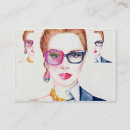 Tarjeta De Visita Entrenador de moda / óptica / carrera profesional 