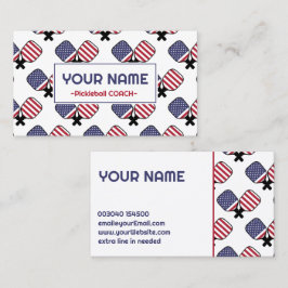 Tarjeta De Visita Entrenador de pelota de baloncesto - Patrón de EE.
