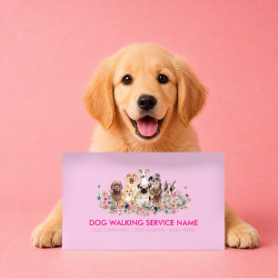 Tarjeta De Visita Entrenador de Perro Reactivo Apoyo Ansiedad