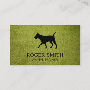 Tarjeta De Visita Entrenador de perros   Servicios para animales   P
