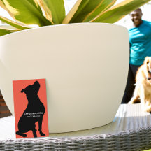 Entrenador de Perros Silueta Negra