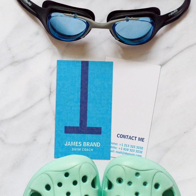 Tarjeta De Visita Entrenador De Swim (Subido por el creador)