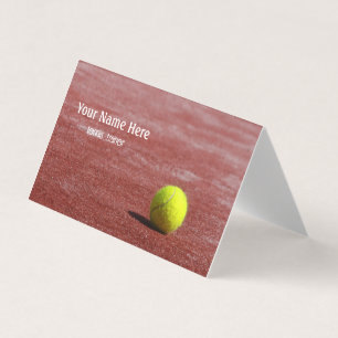 Tarjeta De Visita Entrenador de tenis