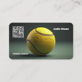 Tarjeta De Visita Entrenador de tenis