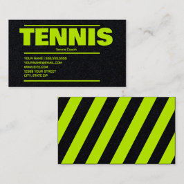 Tarjeta De Visita Entrenador de tenis