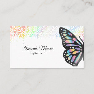 Tarjeta De Visita entrenador de vida de monarca mariposa planificado