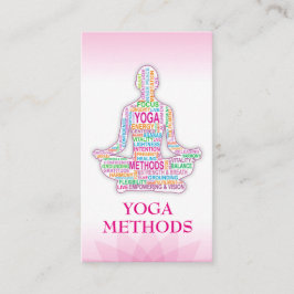 Tarjeta De Visita Entrenador de YOGA